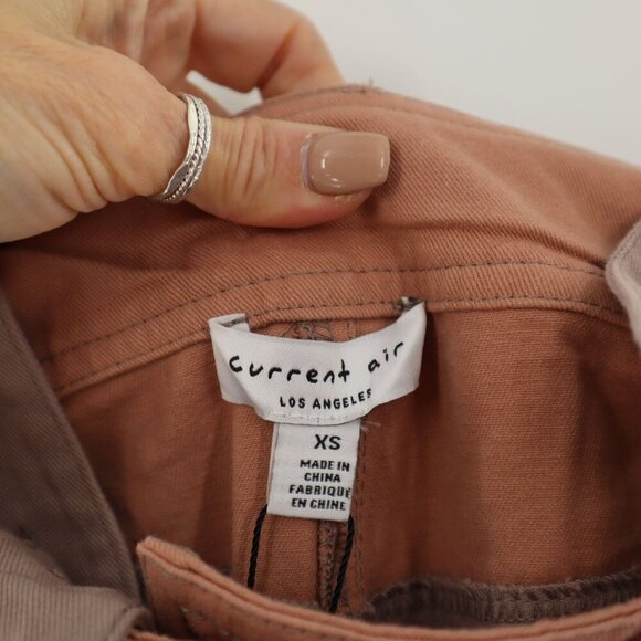 NEW Current Air New World Pant Womens Pegged Ankle Suspenders Carpenter Pockets - Picture 2 of 14